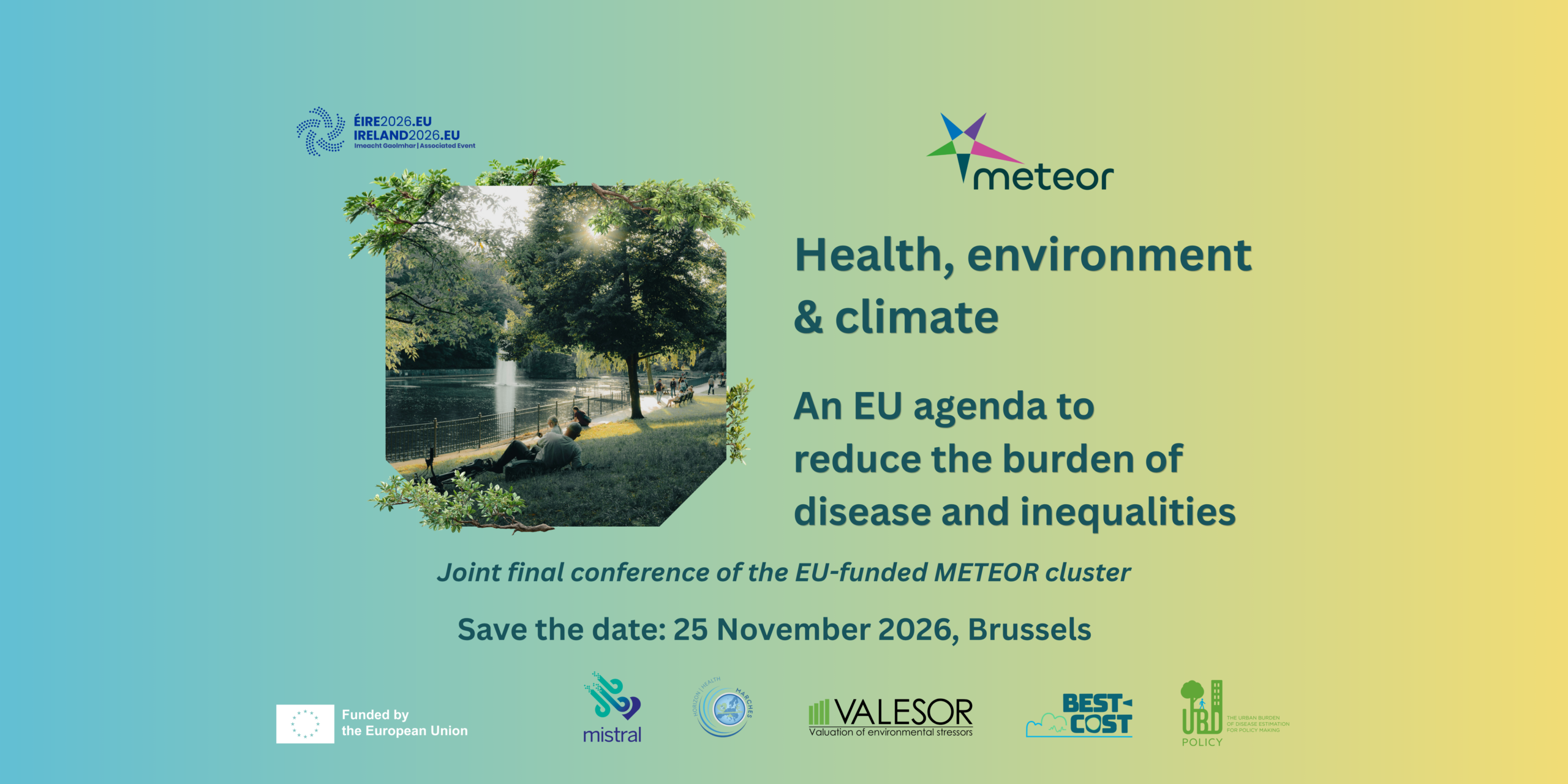 METEOR conference on Health, Environment, Climate: an EU agenda to reduce the burden of disease and inequalities
